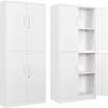4-door Grey Steel Storage Cabinet thumb 3