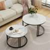 Round Living Room Nesting Coffee Table thumb 3
