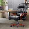 Luxury High-Back Executive Chair with Solid Wood Frame thumb 0
