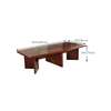 Boardroom Table: 2400mm Executive Red Mahogany Boardroom thumb 4
