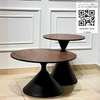 Round Wooden 2 Piece Strong Coffee Tables thumb 4