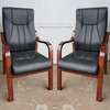 Office Chairs: Office Guest Leather Chair thumb 3