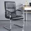 Black Leather Executive Boardroom Chair for Office thumb 8