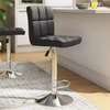 Adjustable Counter Leather Stool thumb 0