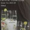 6 pc crystal clear Glass  550ml thumb 2
