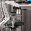 Office Desk: White Adjustable Office Table thumb 2