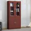 Burgundy Vertical Filing Cabinet with Shelves thumb 10