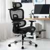 Orthopedic Mesh Office Chair with Footrest thumb 2