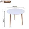 Dining Table; Round Eames Dining Table in Marani thumb 3