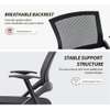 Office chair: Black mesh foldable study chair thumb 3