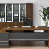 Office Desk; 1600MM L-Shaped Office Desk in Tabaka thumb 0
