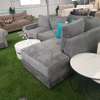 Blue Sectional Sofa with Chaise Lounge 3-4 Seats thumb 3
