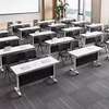 Foldable Meeting Table Set – Mobile Modular Wood Desk thumb 1