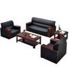 Office Sofa: 5 Seater Black Office Sofa In Mummius thumb 6