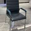 Office Chair : Black Chrome Leather Office Chair thumb 1