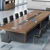 3 M Brown Wood Rectangular Conference Meeting Table thumb 9