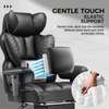 Office Chair: High Back Black Leather Executive Chair thumb 3