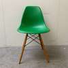 green plastic Eames outdoor chair thumb 0