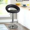 Low Back Black Swivel Adjustable Barstool thumb 2