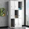 Metal Locker Cabinet with 9 Doors – Steel Wardrobe thumb 5