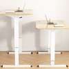 Office Desk: White Adjustable Height Computer Work Desk thumb 2