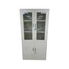 Lockable 2-Door Glass-Fronted Steel Cabinet thumb 0