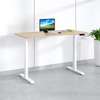 Office Desk: White Height Adjustable Office Desk thumb 0