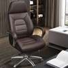 Office Chair : Pure Leather Luxury Ergonomic Boss Chair thumb 0