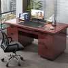 Office Desk: 1200MM Dark Mahogany Work Desk thumb 5