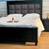 Mahogany wooden beds with cabinets thumb 0