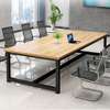 2.4 Meter 8-Person Metal Framed Meeting Conference Table thumb 8