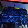 RII RK100+ Backlit Gaming Keyboard,Rainbow LED Mechanical thumb 4