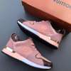 Louis Vuitton LV Trainers Laced Up Sneakers In Pink thumb 1