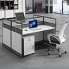 Office Desk: Rectangular Desk With Chalk Top & Twin Pedestal thumb 0