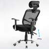Office Chairs: Soft Back Black Orthopedic Seat thumb 4