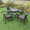 Dining Set; Two Seaters Rattan Home Dining Set thumb 0