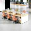 Office Workstation: 6 Way Brown Office Workstation In Suneka thumb 2