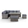 Outdoor Rattan L-Shaped Sofa for Patio and Garden Comfort thumb 4