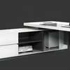Office Desks: Executive L-shape Desk With 2 File Drawers thumb 3