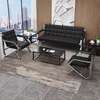 Reception Room Meeting 5 Seater Leather Office Sofa Set thumb 4