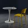 Dining Table; Modern White Round Dining/Office Table thumb 1