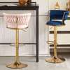 Barstool; Leather Height Adjustable Barstool in Tabaka thumb 4
