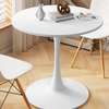 Dining Table; Round Finish Dining Table thumb 2