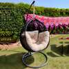 Home Chair; Round Rattan Ergonomic Shape Hammock Chair thumb 0