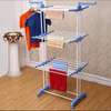 Three layer  laundry drying rack with hanger thumb 0