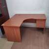 1.4M Curved Wooden Office Study Desk with Drawers thumb 9