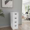 Office Cabinet : Vertical 4-Drawer Steel Cabinet Storage thumb 5