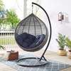 Luxury Wicker Hanging Egg Chair – Modern Rattan Swing thumb 2