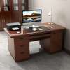 Office Desk; 120cm Mahogany Executive Desk thumb 0