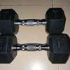 5kg Hex Dumbbells Rubber-Coated Metal Handles thumb 1